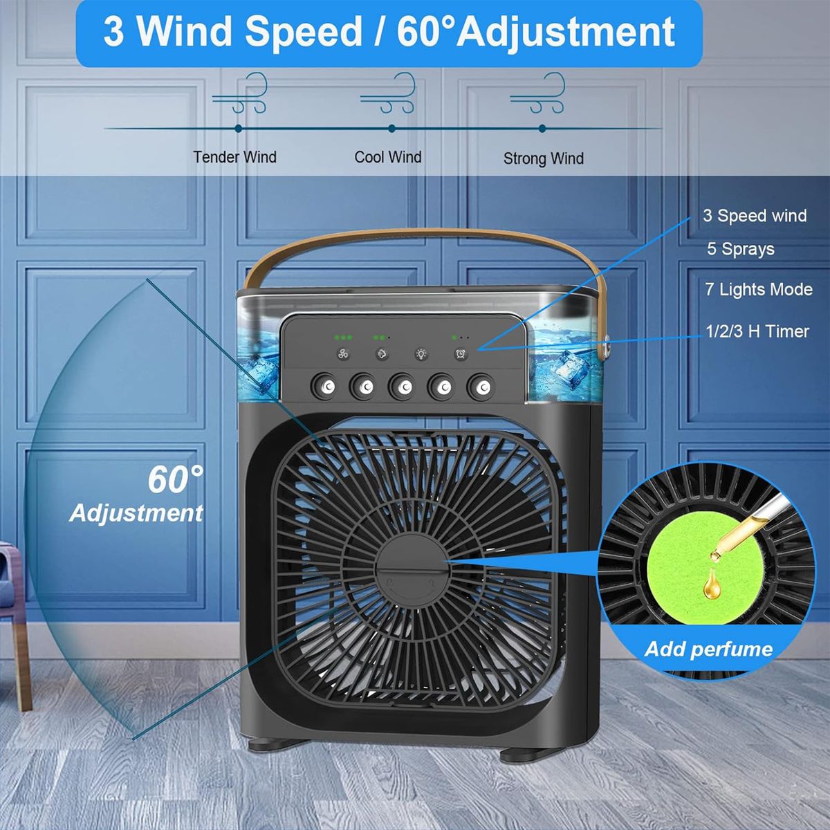 SummerLab™ Cooling Mist Aroma Fan